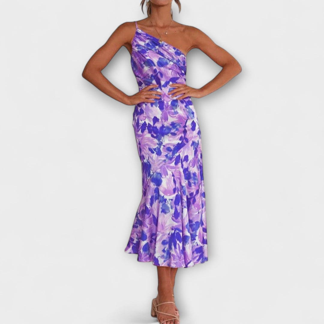 Tabea - Robe asymétrique à imprimé fleuri