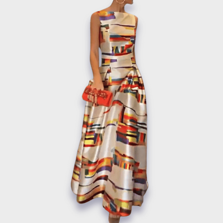 Babette | Robe longue en tissu premium