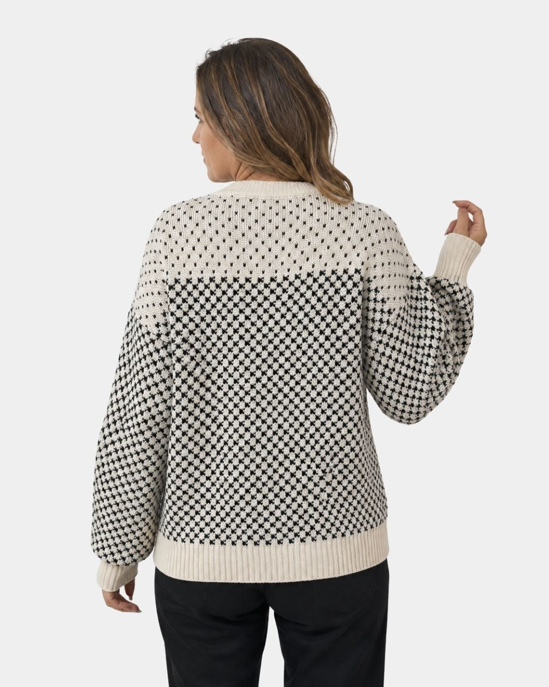 RACHAEL | PULL COL ROND COLOR BLOCK