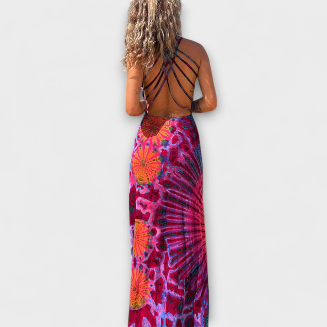 Ronja | Robe maxi à imprimé tie-dye La Bamba