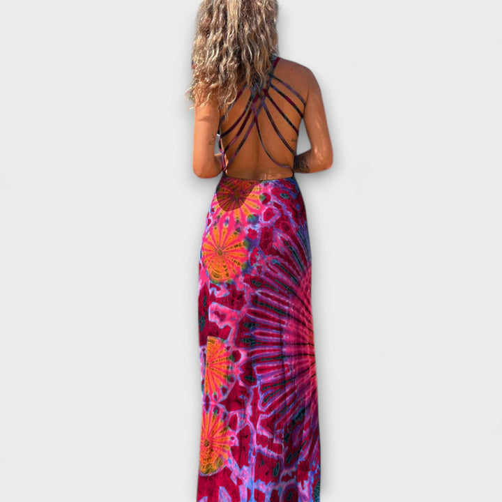 Ronja | Robe maxi à imprimé tie-dye La Bamba