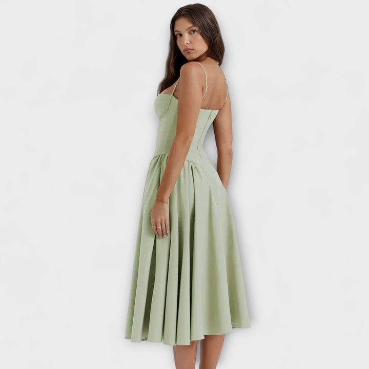 Rosalie - Robe corset raffinée sans manches