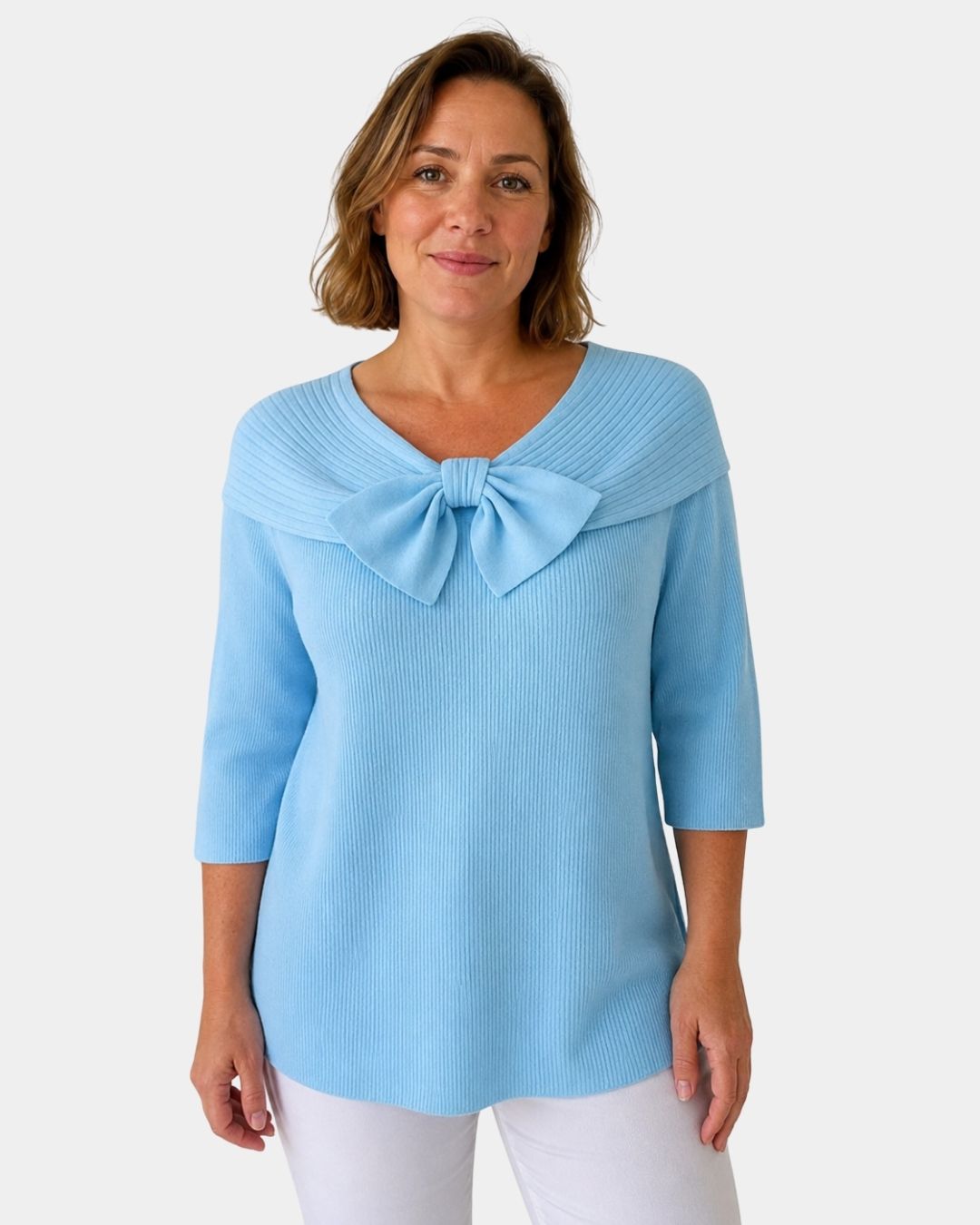 LÚA | PULL CHAUD FÉMININ À NŒUD
