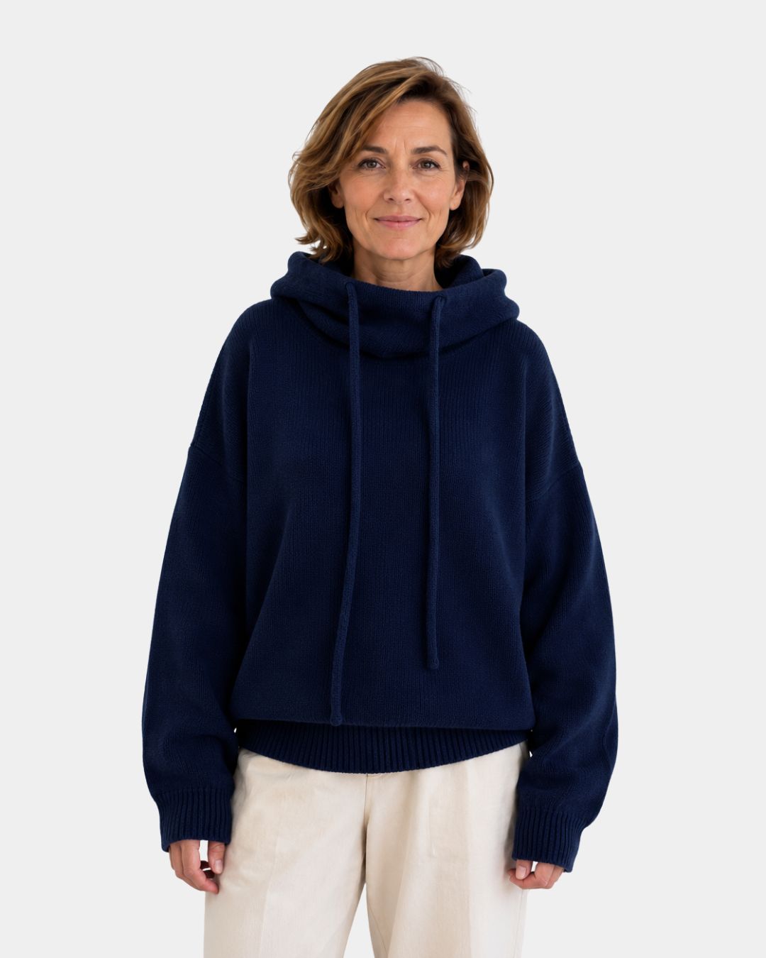 MARIE | PULL COSY COL MONTANT À CAPUCHE