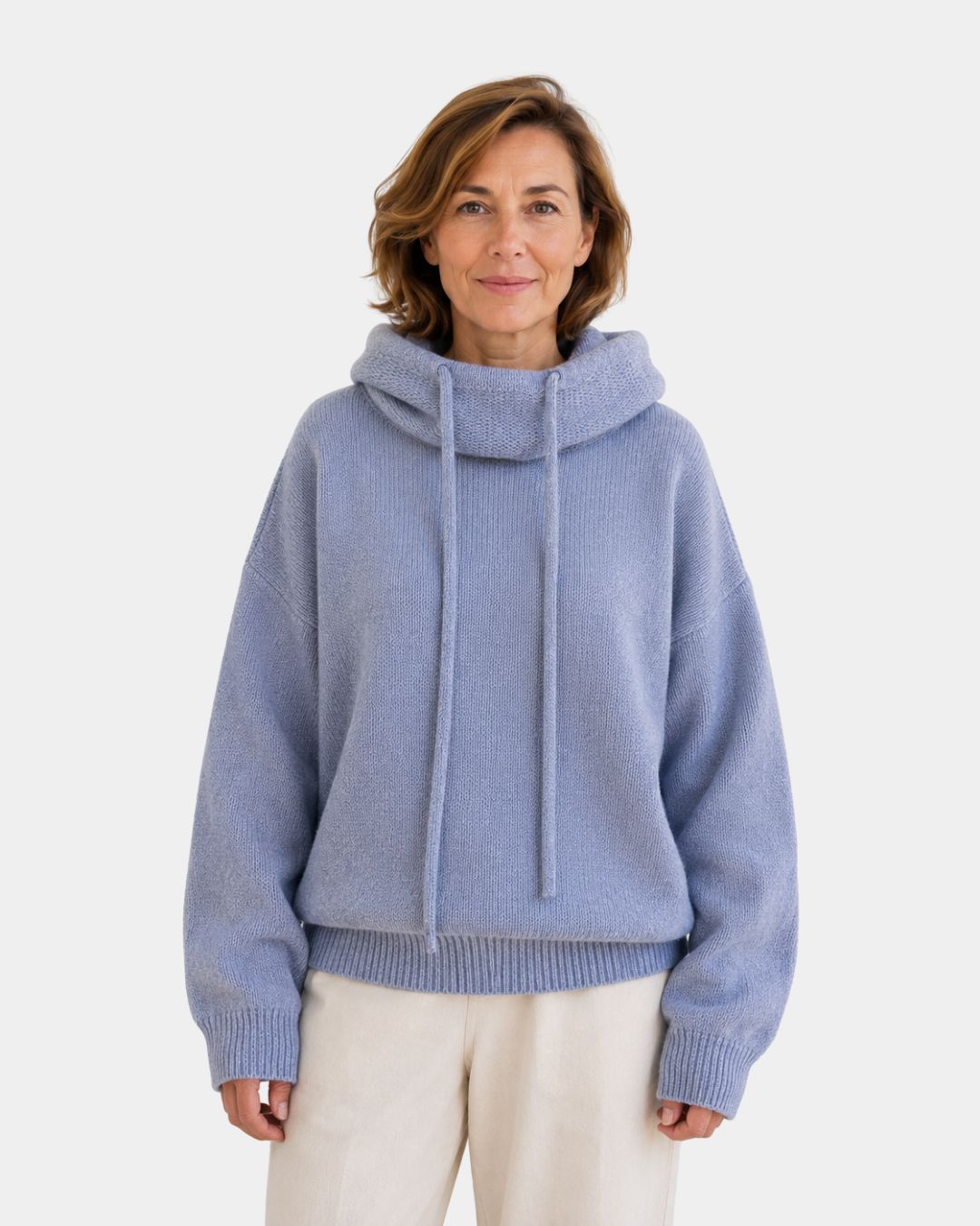 MARIE | PULL COSY COL MONTANT À CAPUCHE