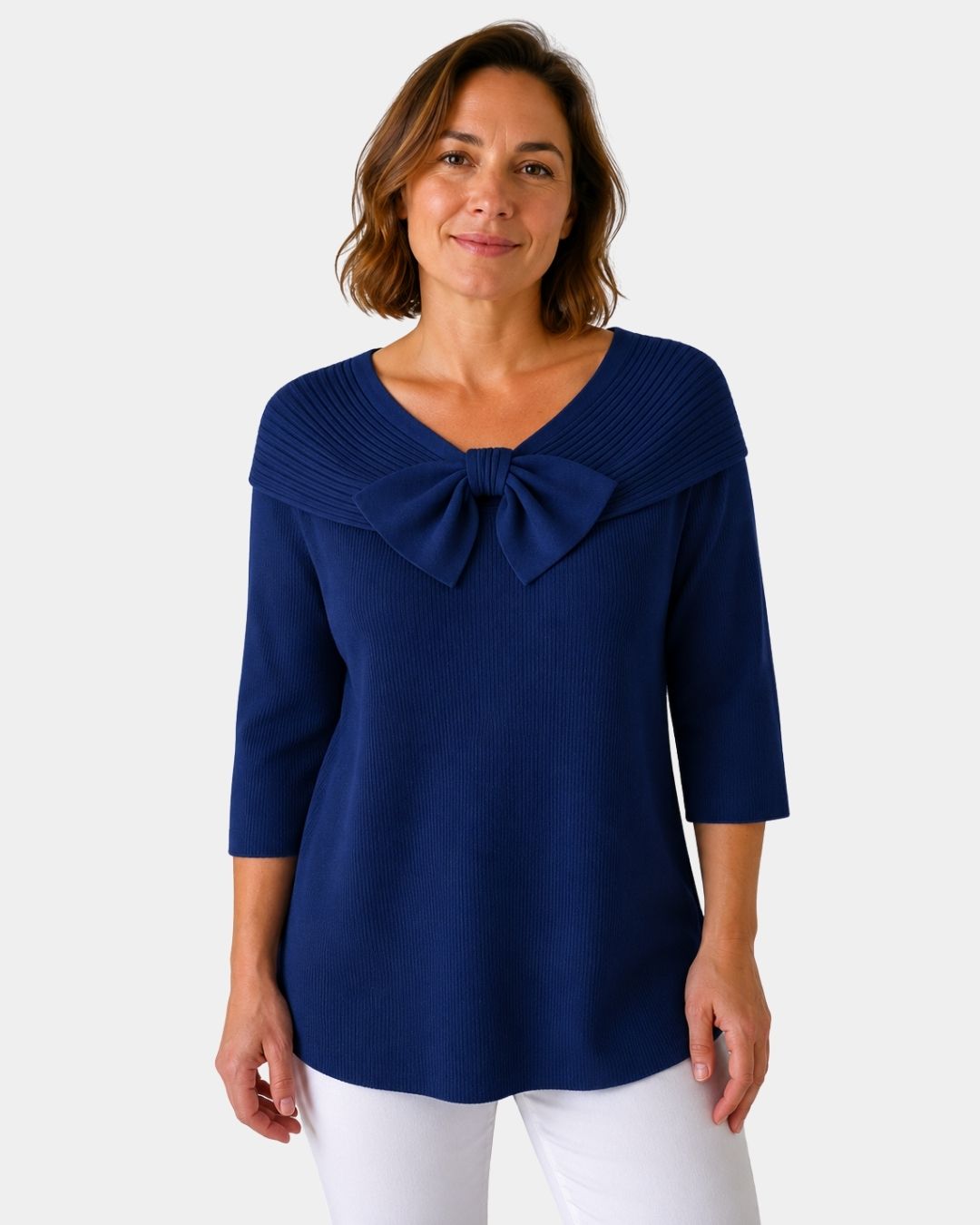 LÚA | PULL CHAUD FÉMININ À NŒUD