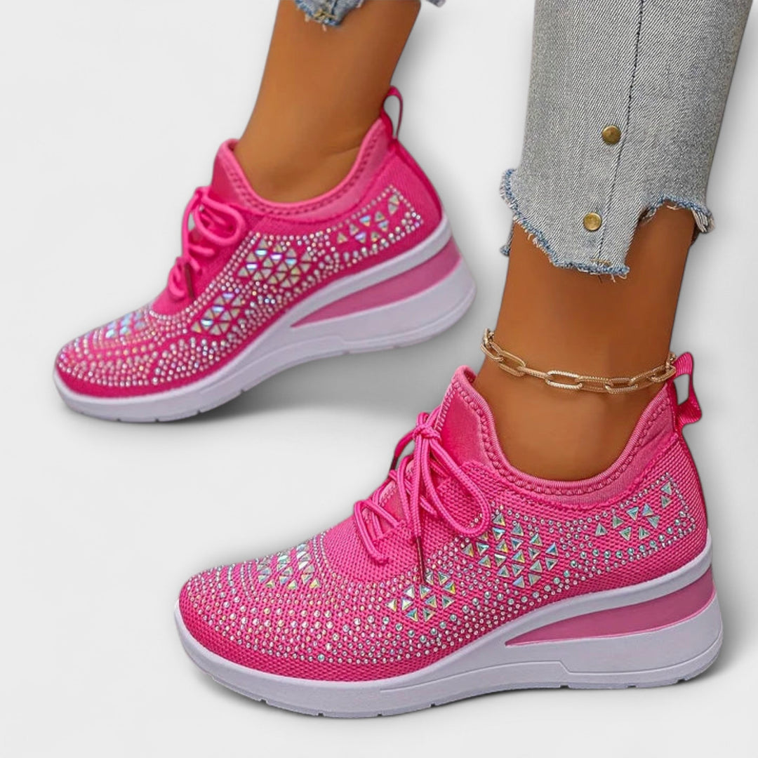 Giselle – Baskets orthopédiques scintillantes à strass