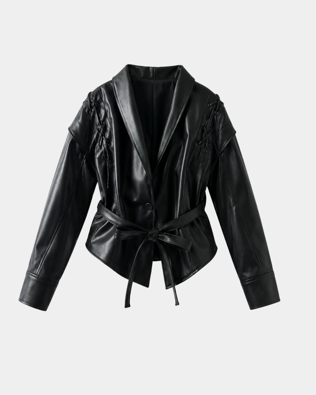 JOLYSSE | MANTEAU PORTEFEUILLE SIMILI CUIR