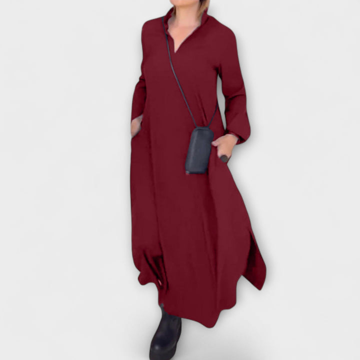 Caroline | Robe longue fluide
