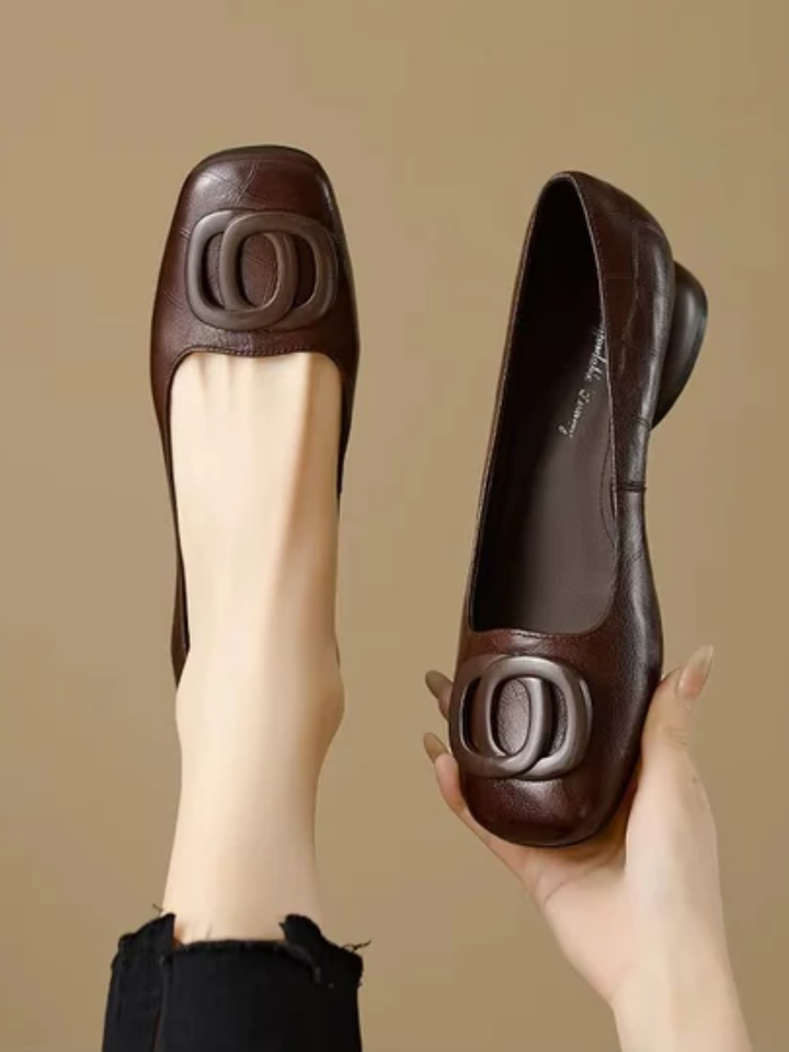 OPIUM | BALLERINES EN CUIR