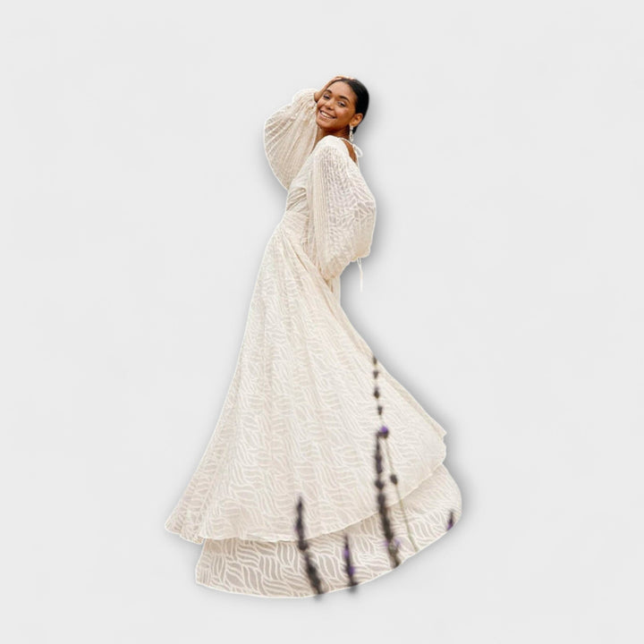 Elsa | Robe maxi crème d'Allegory