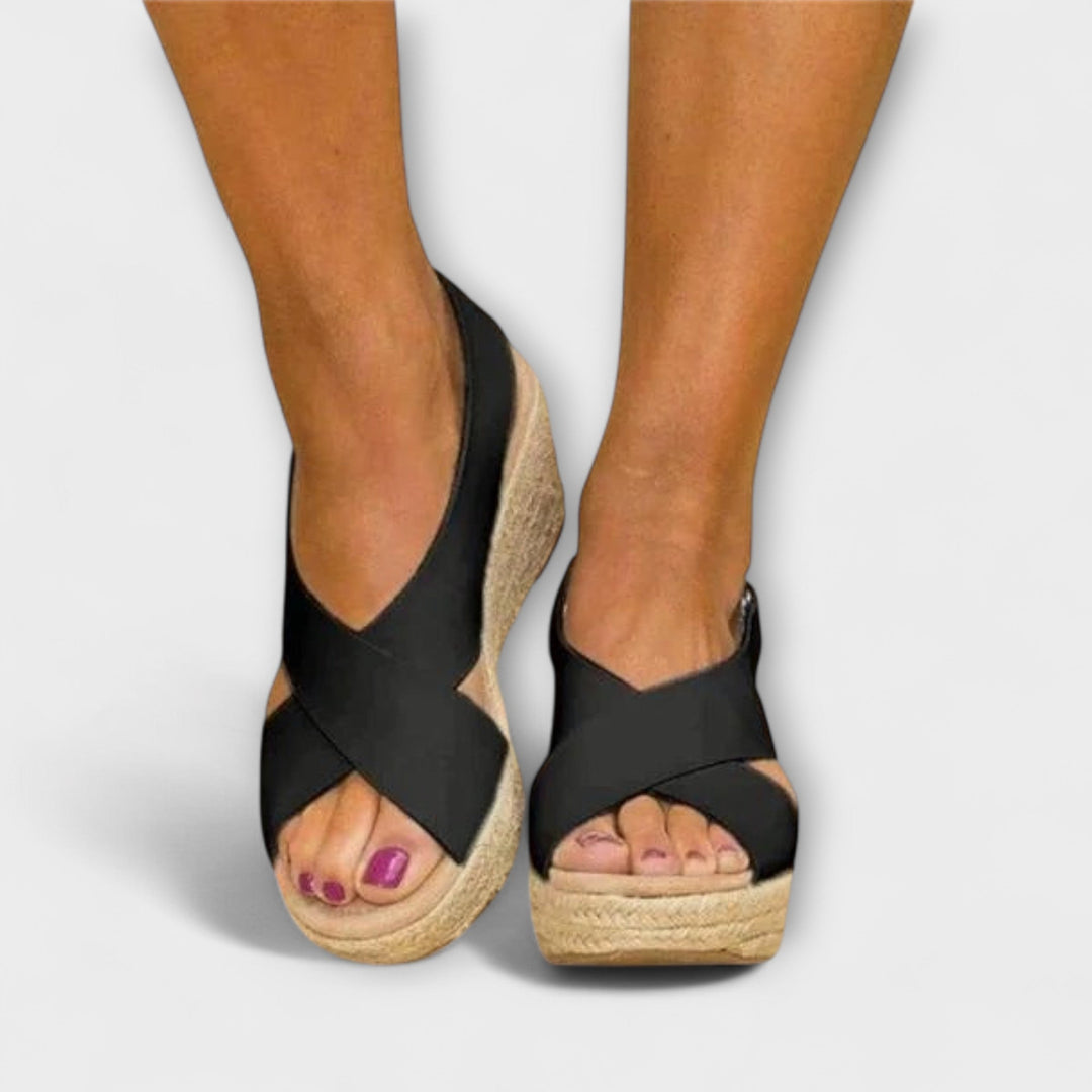 Sandales espadrilles élégantes