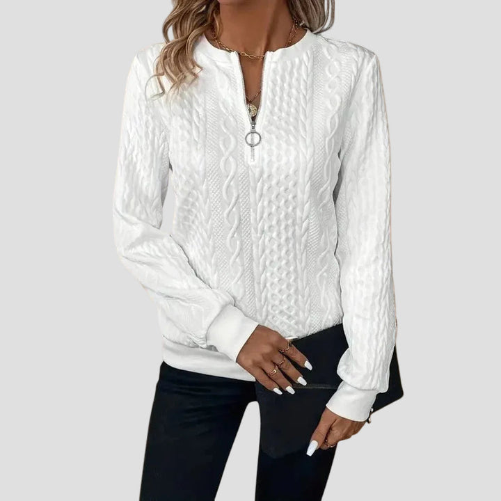 PAGONA | CARDIGAN ZIPPÉ EN TRICOT