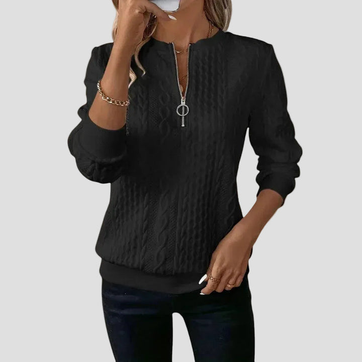 PAGONA | CARDIGAN ZIPPÉ EN TRICOT