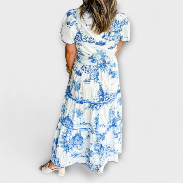 Eliza | Robe maxi toile intemporelle