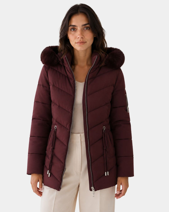 ANÉLINE | MANTEAU DOUDOUNE MATELASSÉ ÉLÉGANT