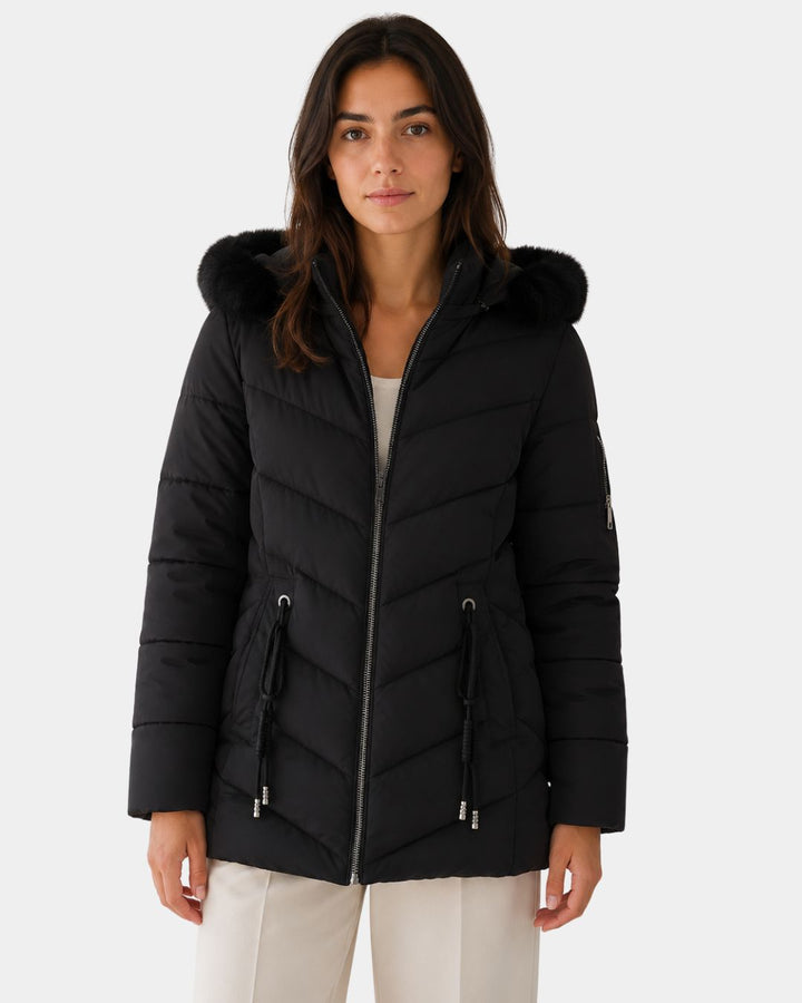 ANÉLINE | MANTEAU DOUDOUNE MATELASSÉ ÉLÉGANT