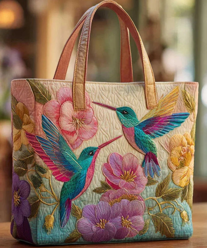 SAC MATELASSÉ | JARDIN DE COLIBRIS