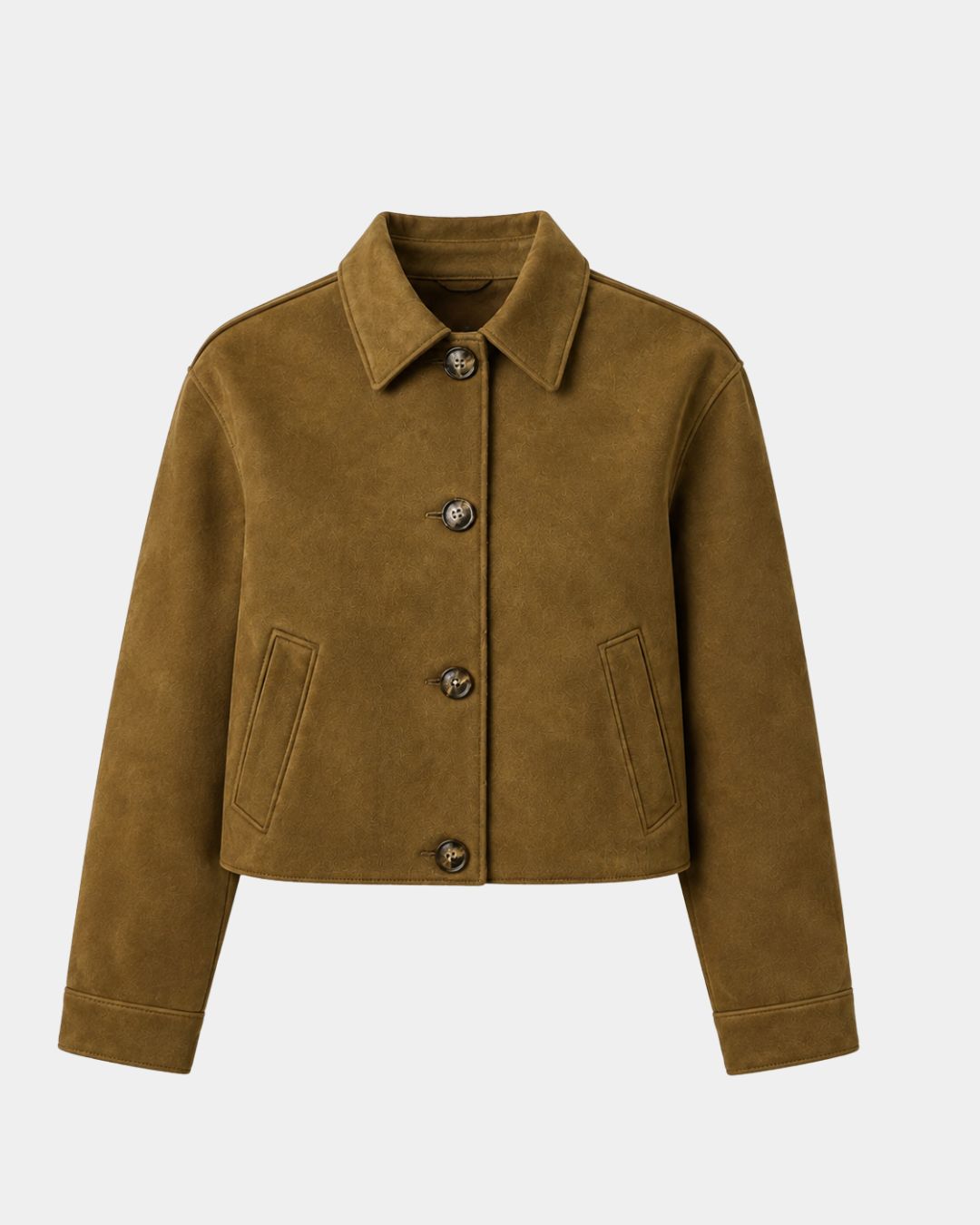 FLORÉANNE | VESTE DÉCONTRACTÉE COL FRANÇAIS MANCHES LONGUES