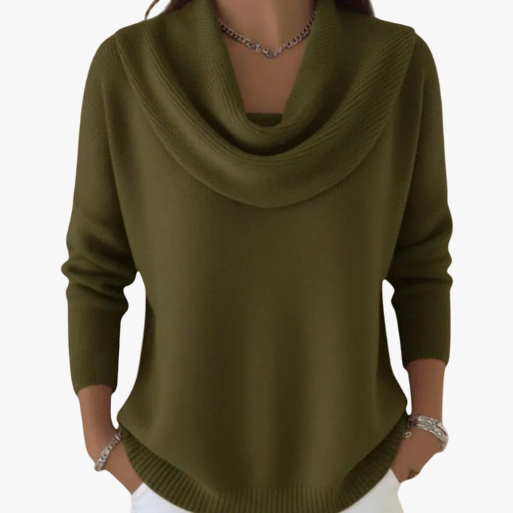 EUDOXIE | PULL COL AVEC TEXTURE DOUCE