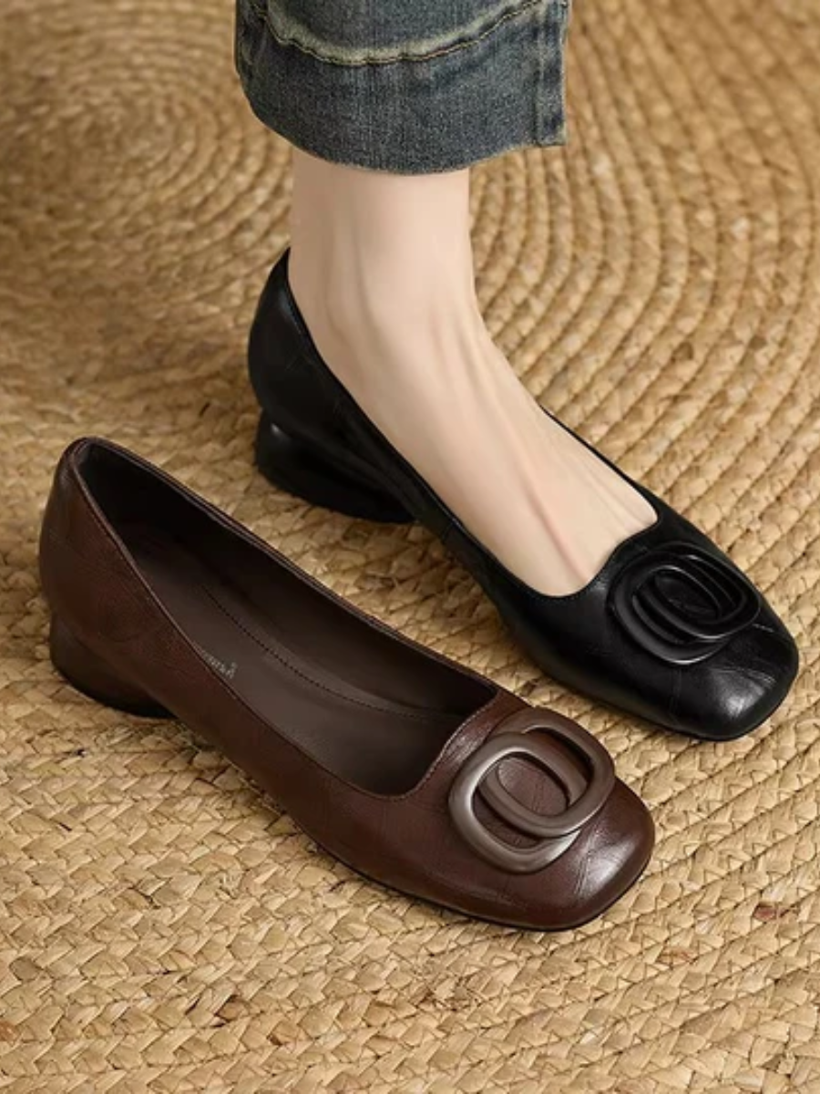OPIUM | BALLERINES EN CUIR