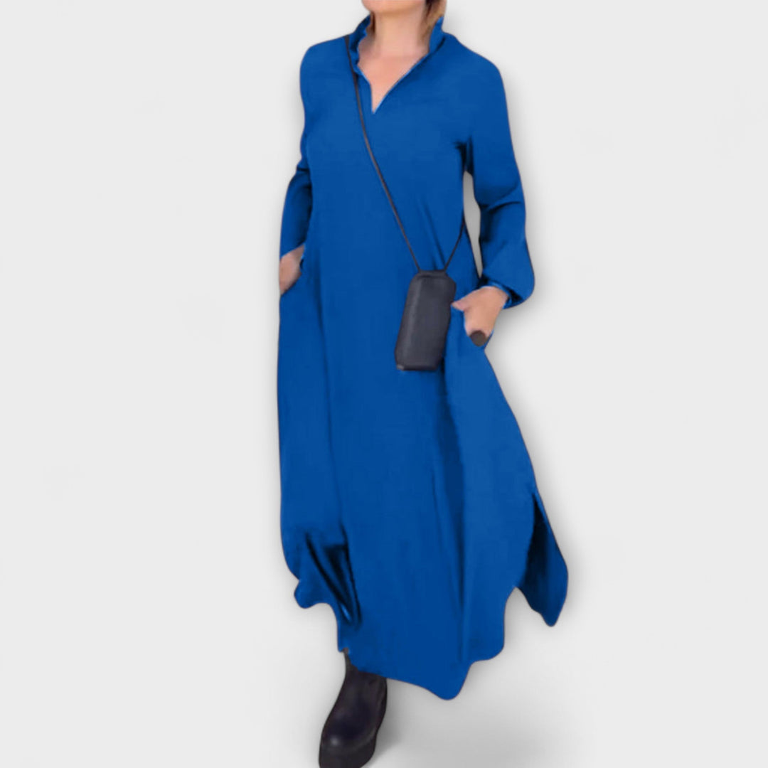 Caroline | Robe longue fluide