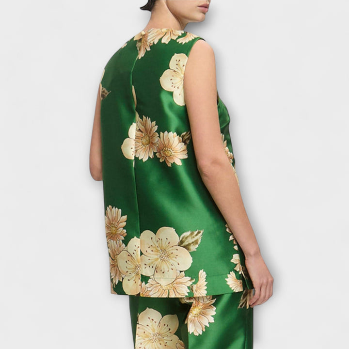 Clea - Ensemble sans manches avec pantalon vert sauge