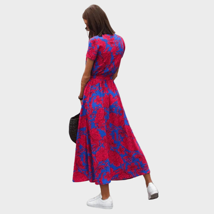Aldona | Robe portefeuille aérienne qui marque la taille