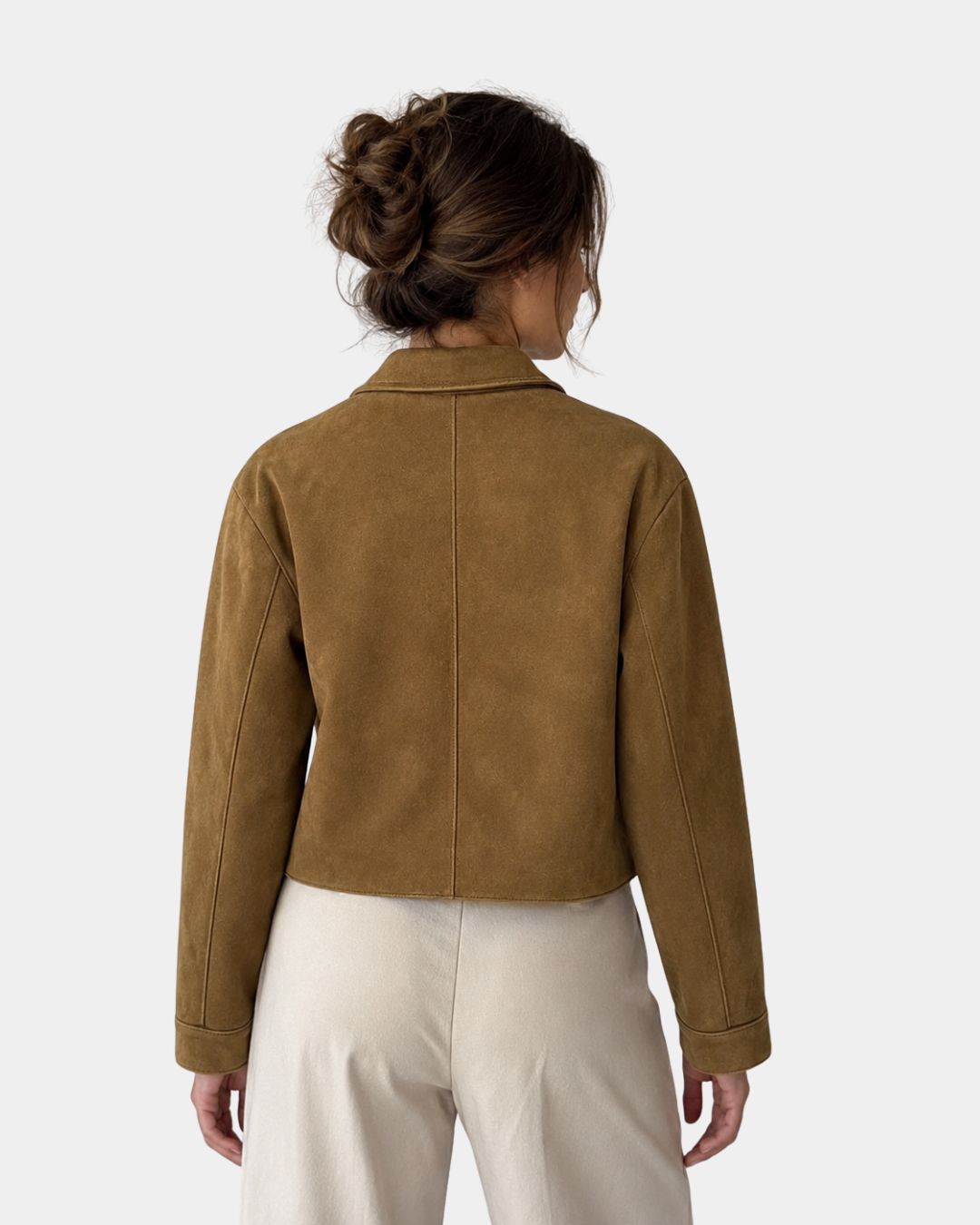 FLORÉANNE | VESTE DÉCONTRACTÉE COL FRANÇAIS MANCHES LONGUES