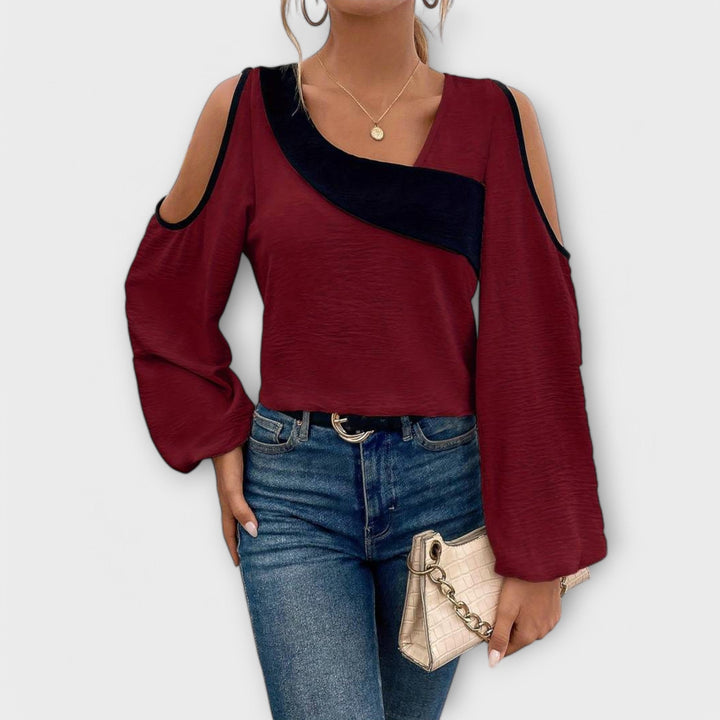 Scarlett - Blouse à encolure carrée