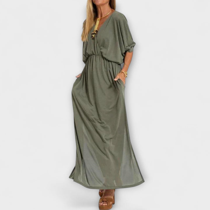 Lani - Robe longue rétro