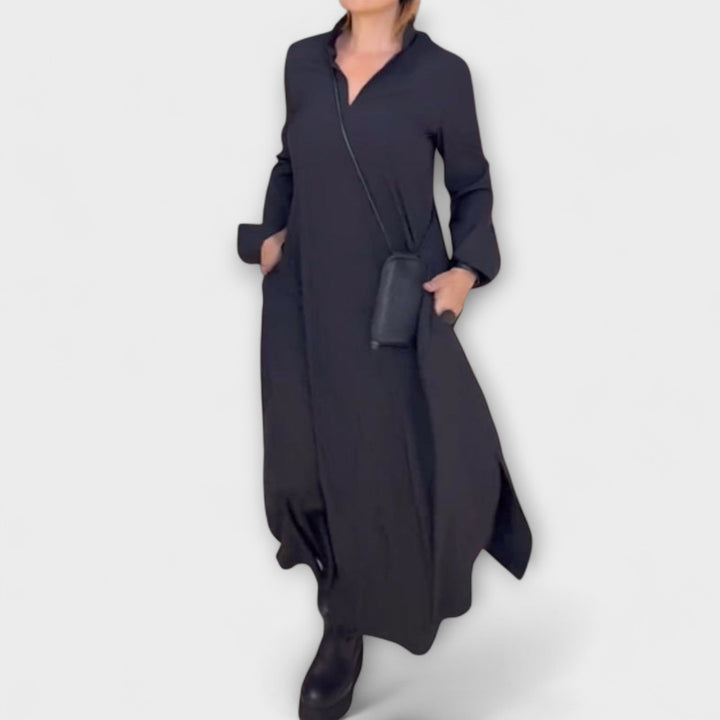 Caroline | Robe longue fluide