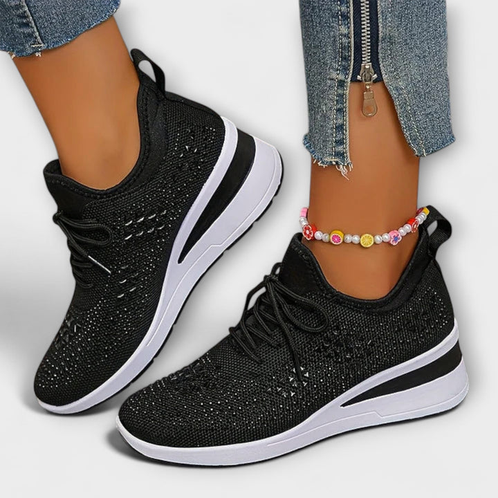 Giselle – Baskets orthopédiques scintillantes à strass