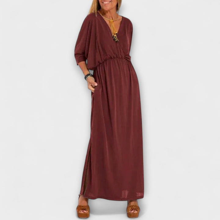 Lani - Robe longue rétro