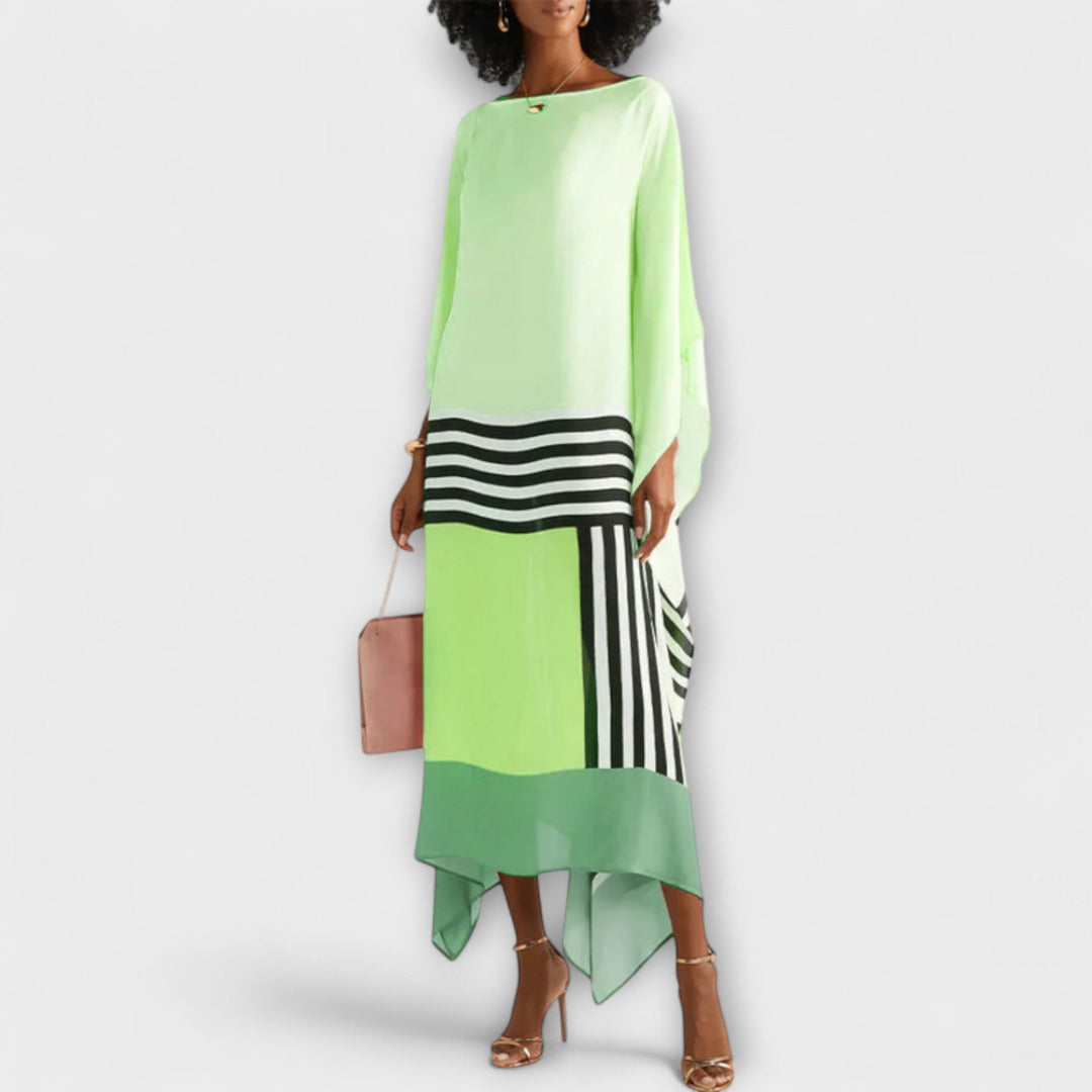 Elenora | Caftan géométrique ample