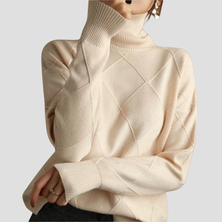MÉLANIE | PULL COL ROULÉ CONFORTABLE