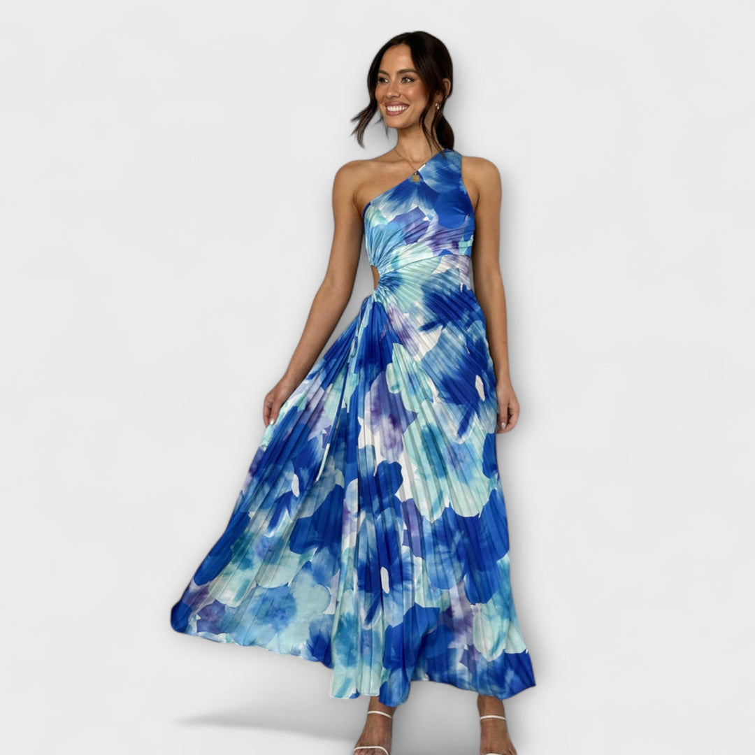 Sienna | Élégante robe maxi à découpes