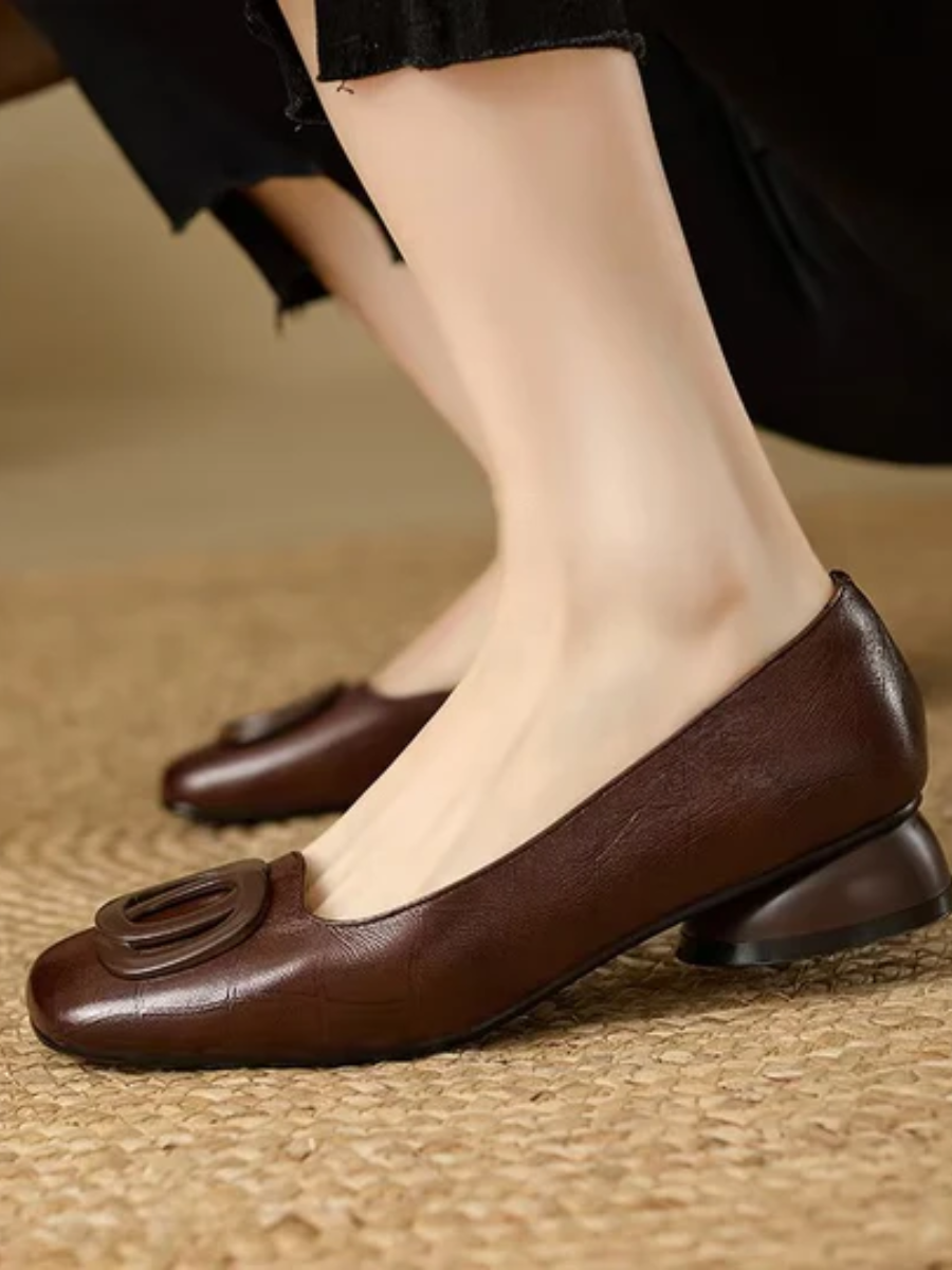 OPIUM | BALLERINES EN CUIR