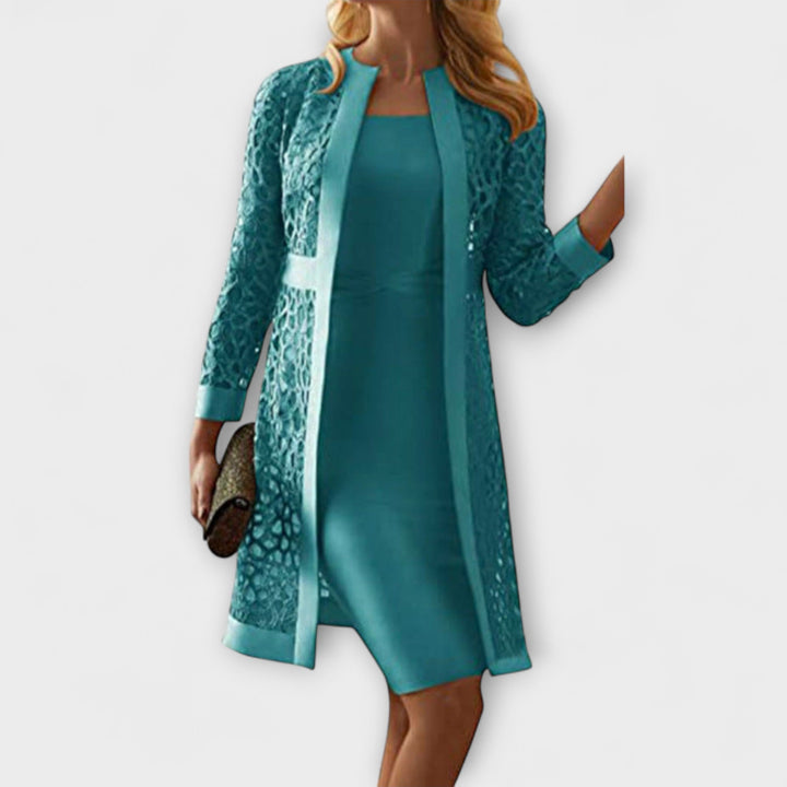 Runa - Robe élégante deux pièces en dentelle