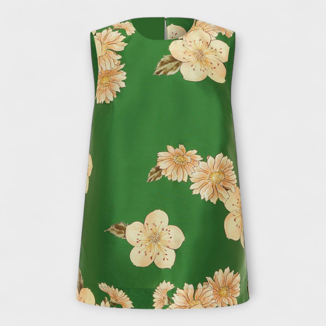 Clea - Ensemble sans manches avec pantalon vert sauge