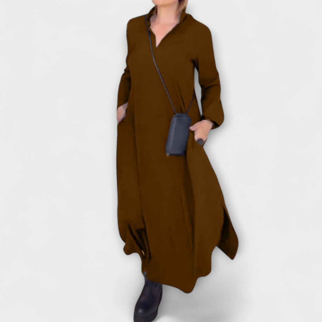 Caroline | Robe longue fluide