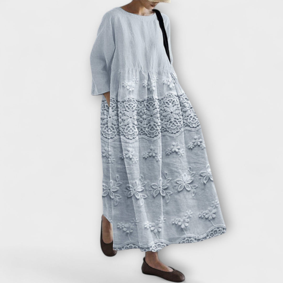 Isabella | Robe à motif dentelle