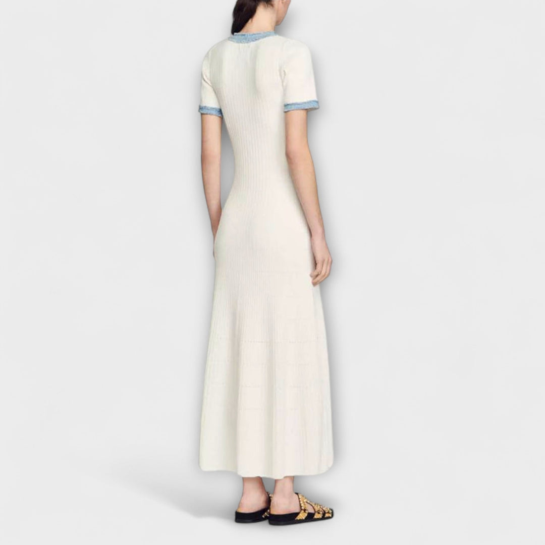 Alecia | Robe maxi texturée