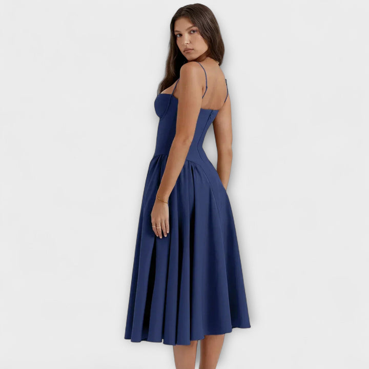 Rosalie - Robe corset raffinée sans manches