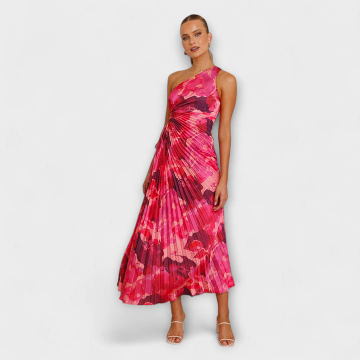 Sienna | Élégante robe maxi à découpes