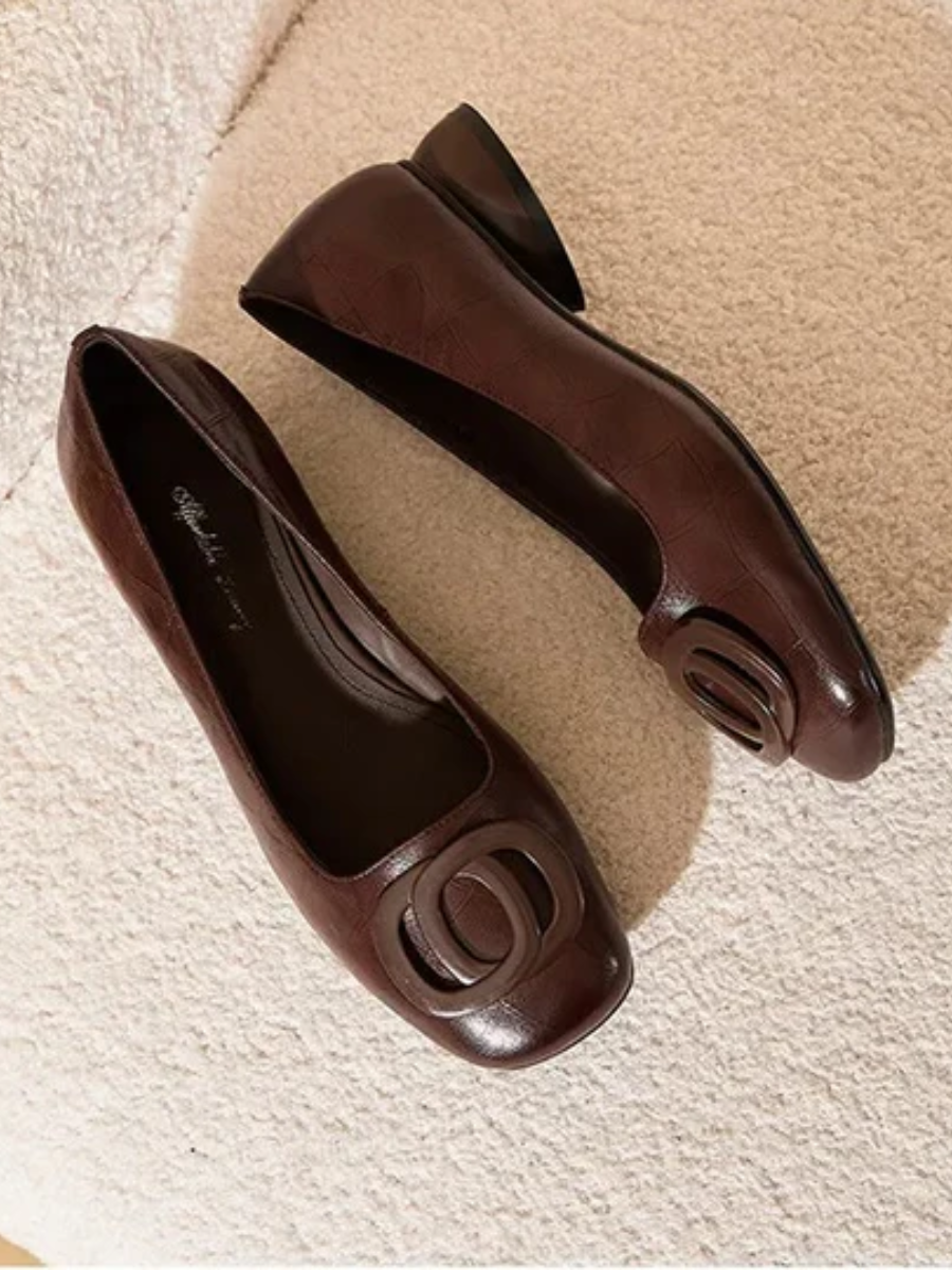 OPIUM | BALLERINES EN CUIR