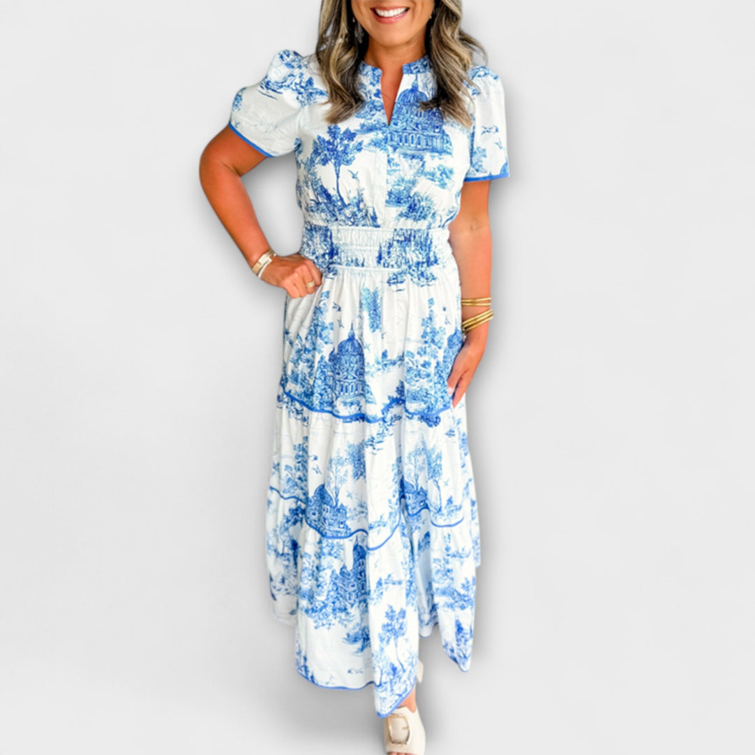 Eliza | Robe maxi toile intemporelle
