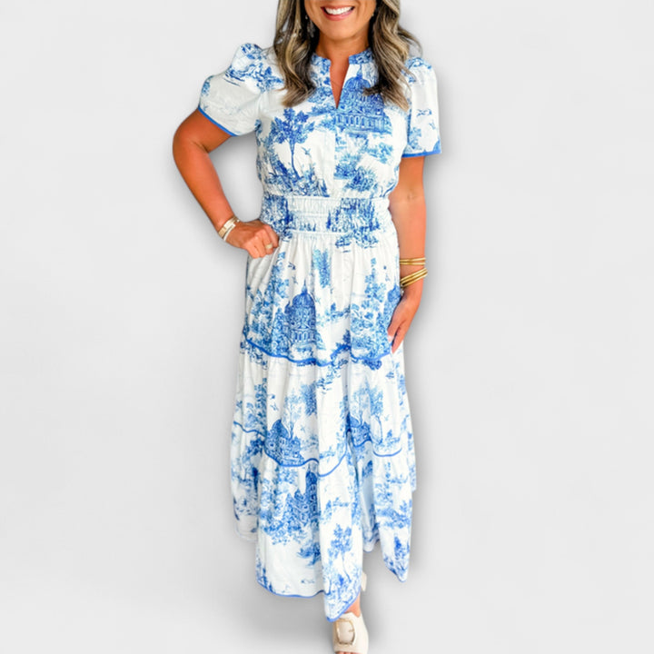 Eliza | Robe maxi toile intemporelle