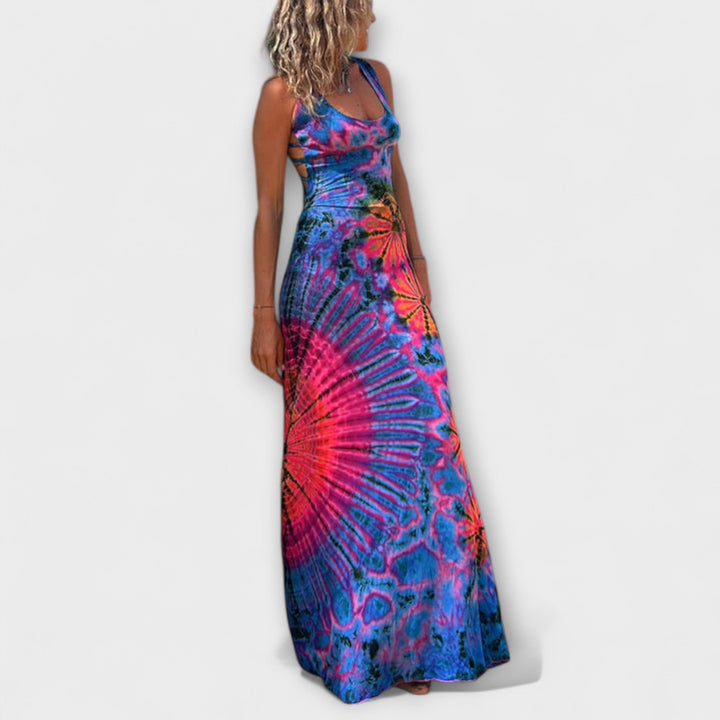 Ronja | Robe maxi à imprimé tie-dye La Bamba