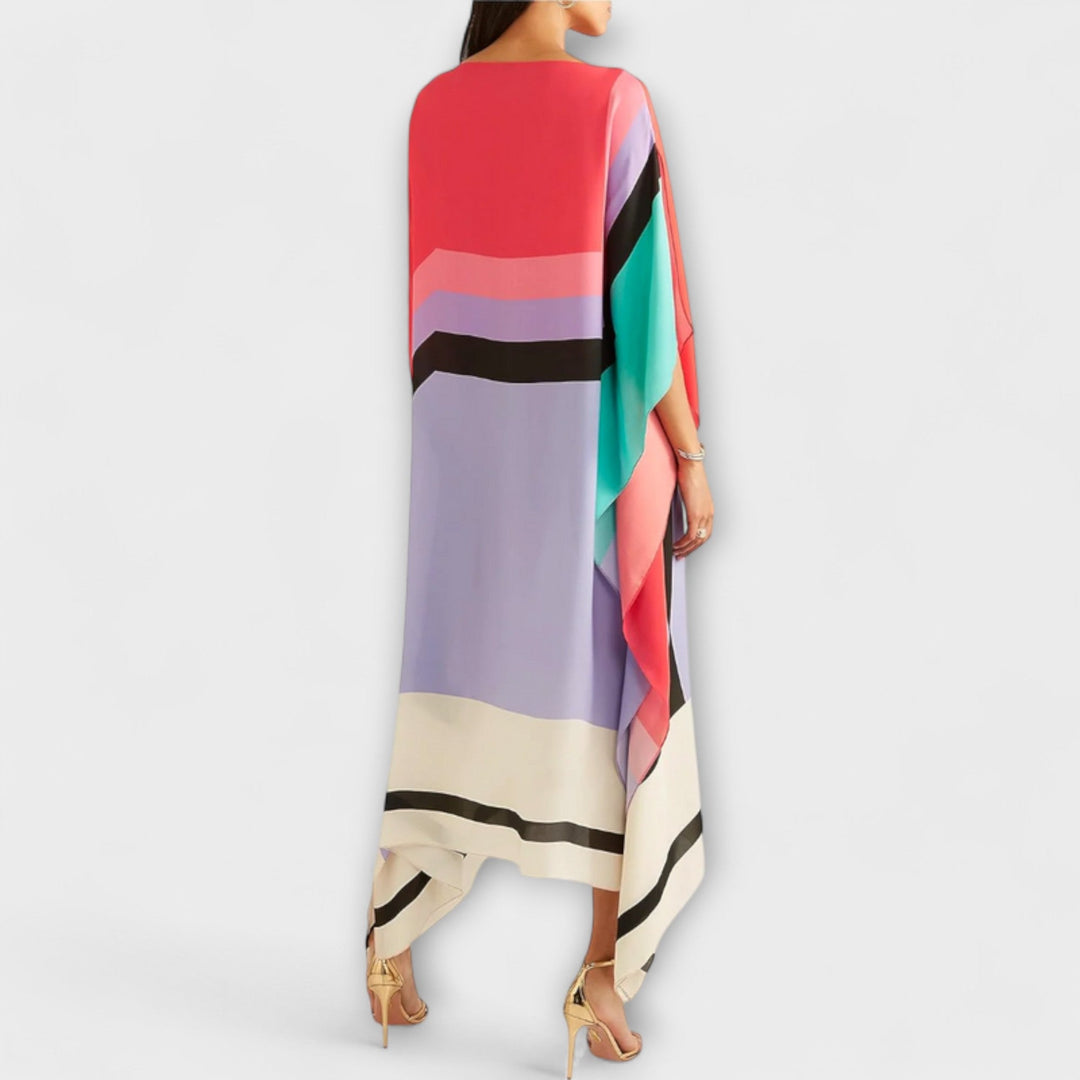 Elenora | Caftan géométrique ample